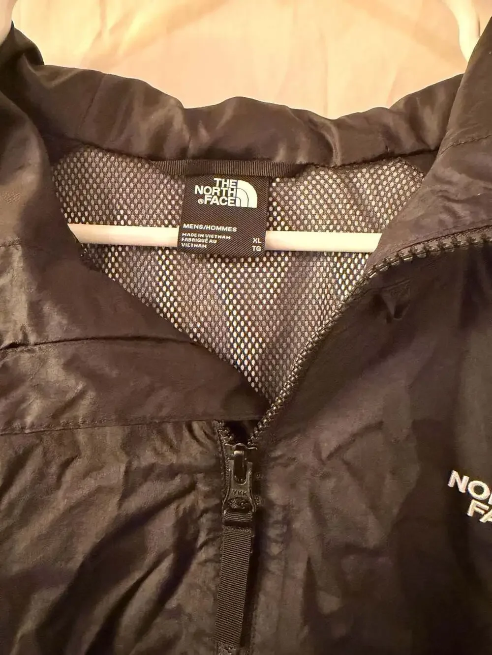 The North Face black hooded